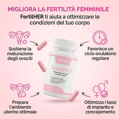 FertilHER - Integratore per supporto alla donna - Condy