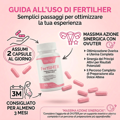 FertilHER - Integratore per supporto alla donna - Condy