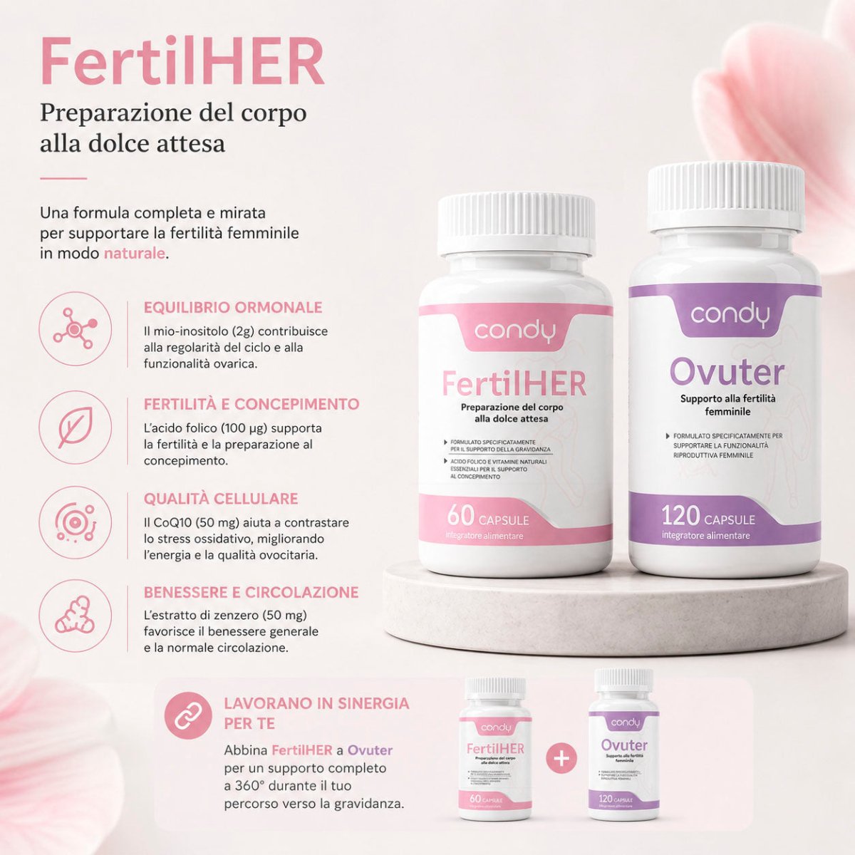 Kit 360 fertilità femminile - Condy